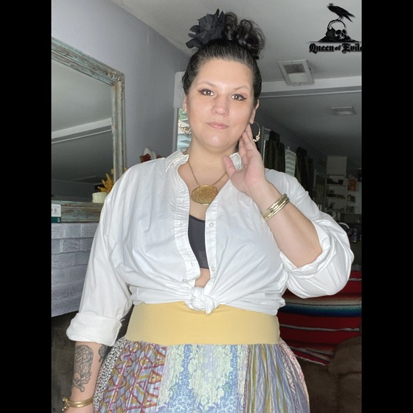 Gypsy Rose Dresses & Skirts - How Sweet It Is Yoga Waistband Boho Cotton Skirt